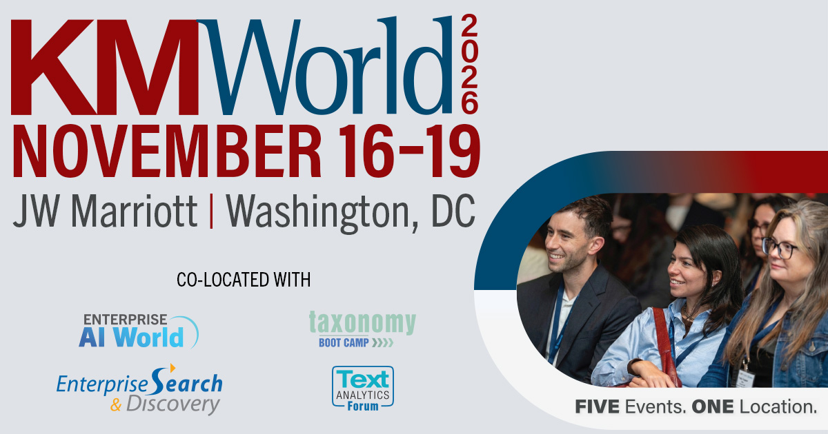 KMWorld2026